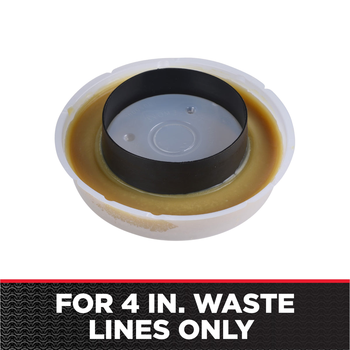 Hercules® 90230 4 in. Johni-Ring® Standard Size Wax Ring with Plastic Horn