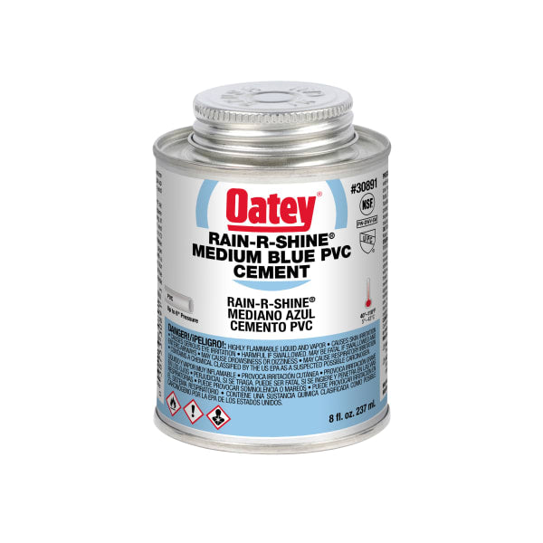 Oatey® 8 oz. PVC Rain-R-Shine® Blue Cement