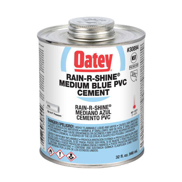 Oatey® 32 oz. PVC Rain-R-Shine® Blue Cement