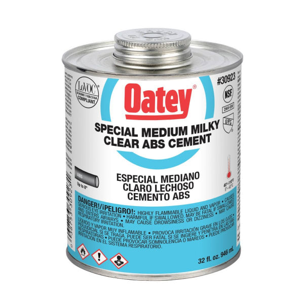 Oatey® 32 oz. ABS Medium Body Special Milky Clear Cement