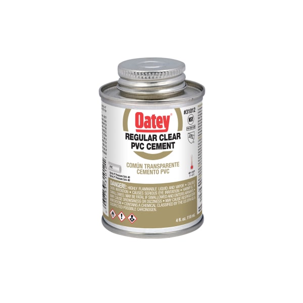 Oatey® 4 oz. PVC Regular Body Clear Cement