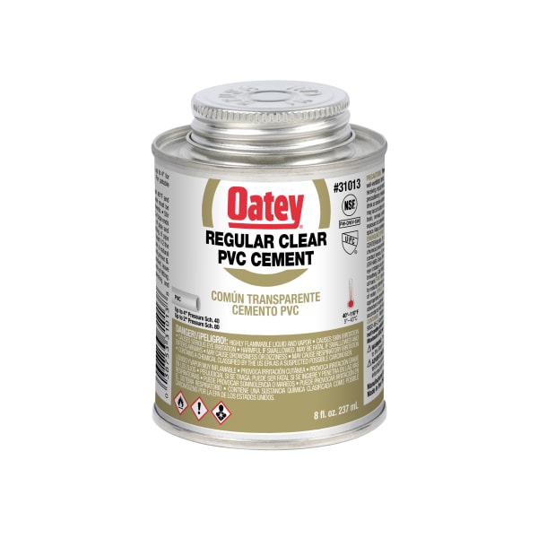 Oatey® 8 oz. PVC Regular Body Clear Cement
