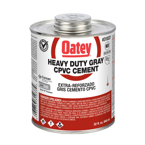 Oatey® 32 oz. CPVC Heavy Duty Gray Cement