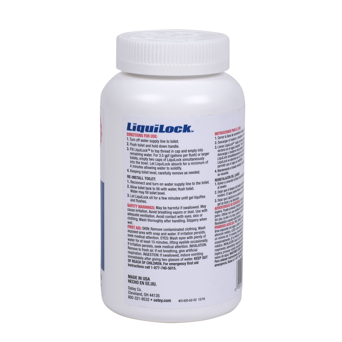 Oatey® 445 gram Liquilock Gel Bulk Bottle