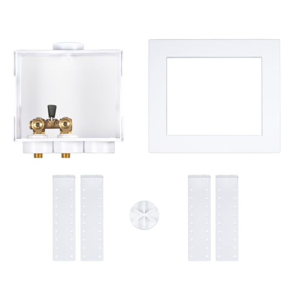 Oatey® Quadtro, Single Lever, Copper CPVC Washing Machine Outlet Box - Standard Pack