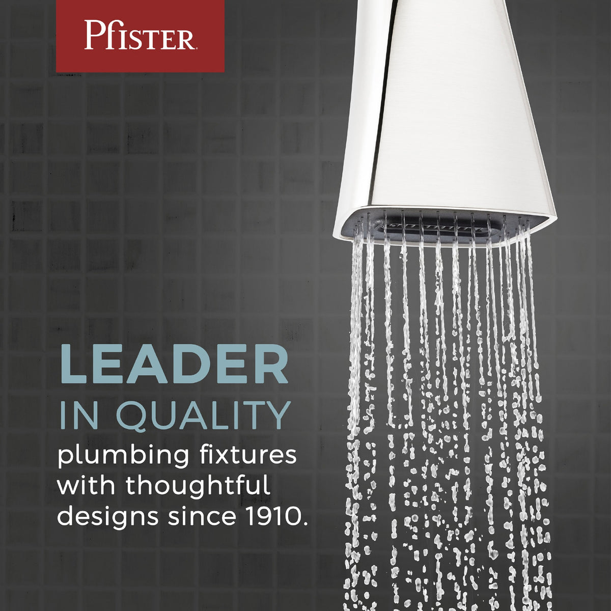 Pfister Faucets LG42-TNT2BG Tenet Single Control 4" Centerset Bathroom Faucet in Brushed Gold