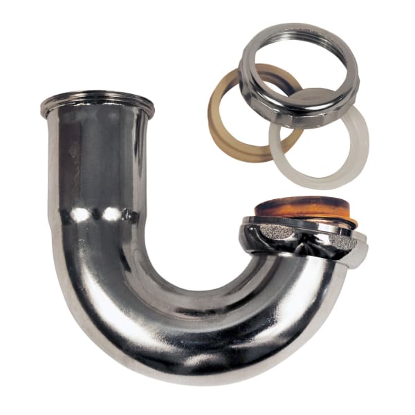 Dearborn® 1-1/4" Sink J-Bend w/ Washer Joint - 20 Ga.