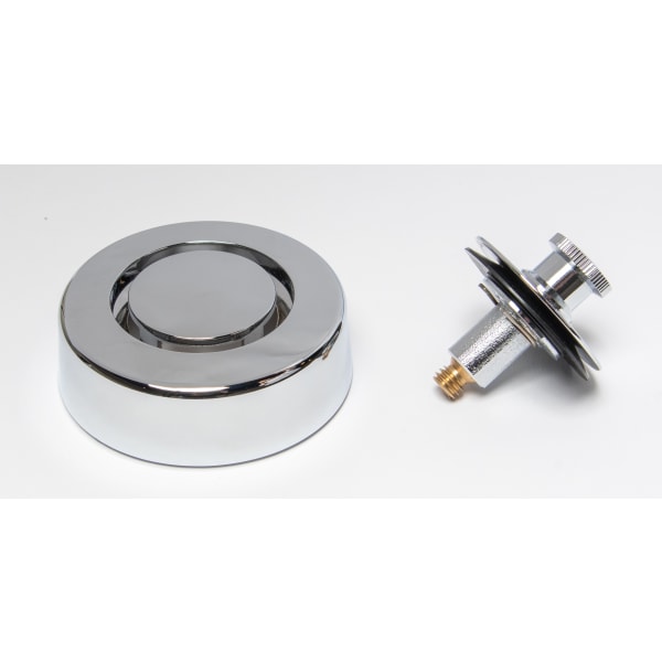Dearborn® True Blue® Bath Waste Trim Kit with Push n' Pull Stopper in Chrome