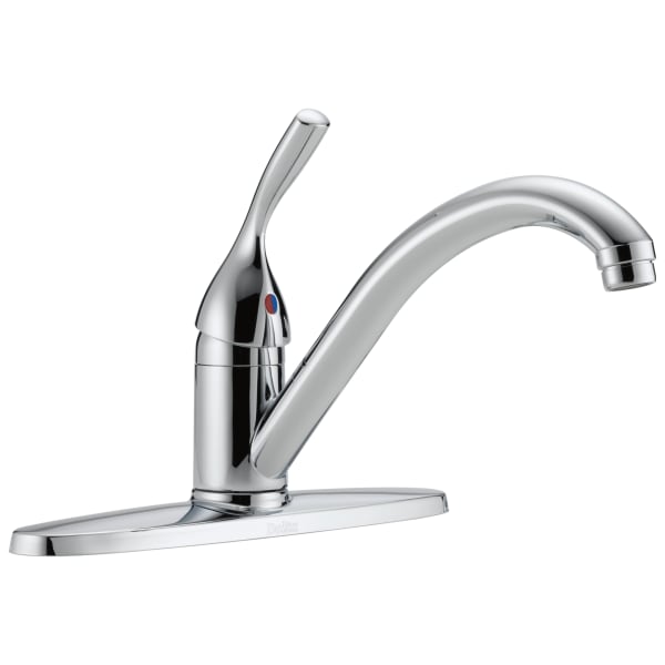 Delta 100 Series Single Handle Kitchen Faucet Chrome