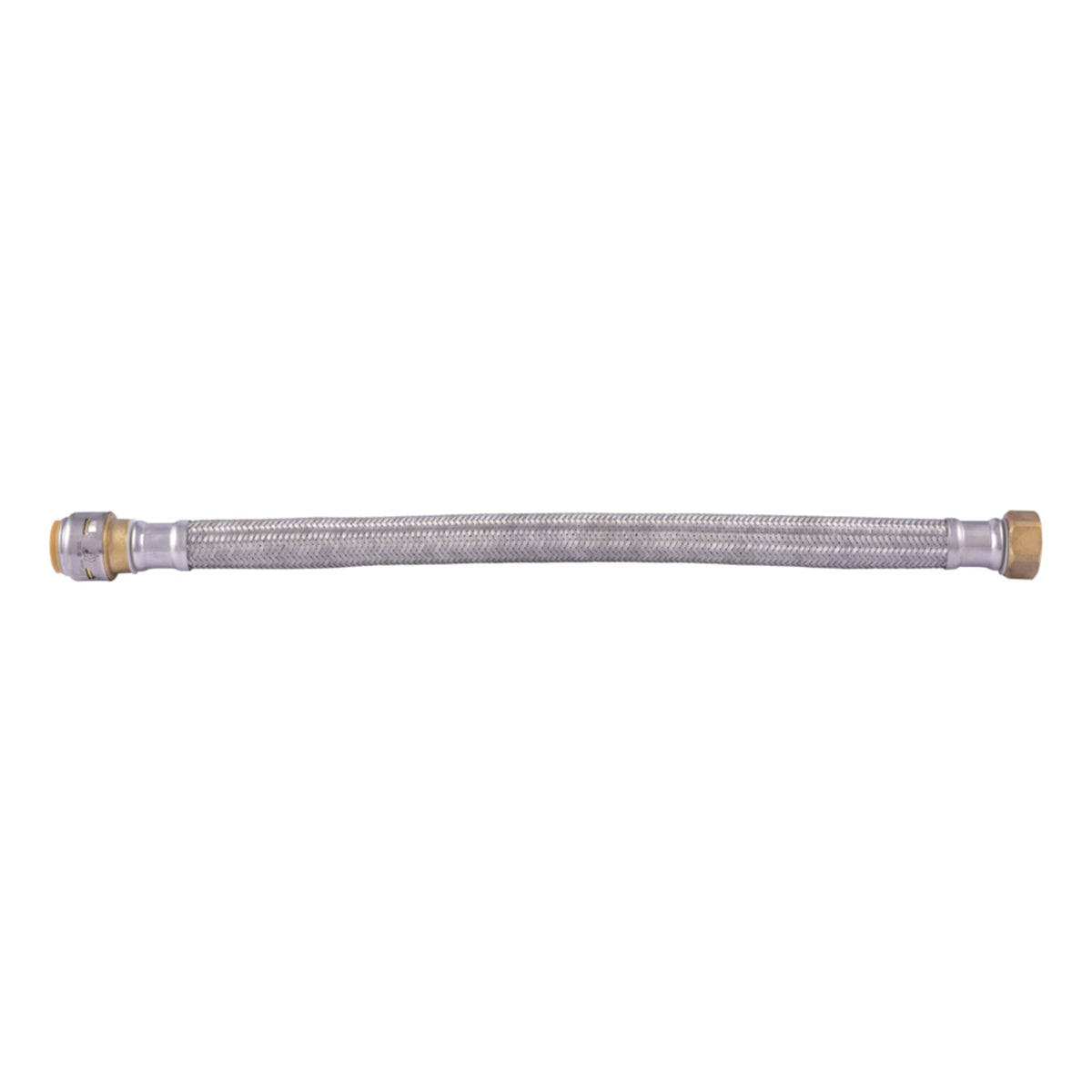 3/4" x 3/4" x 18" SharkBite Max Stainless Steel Braided Water Heater Connector - (PTC x FIP)