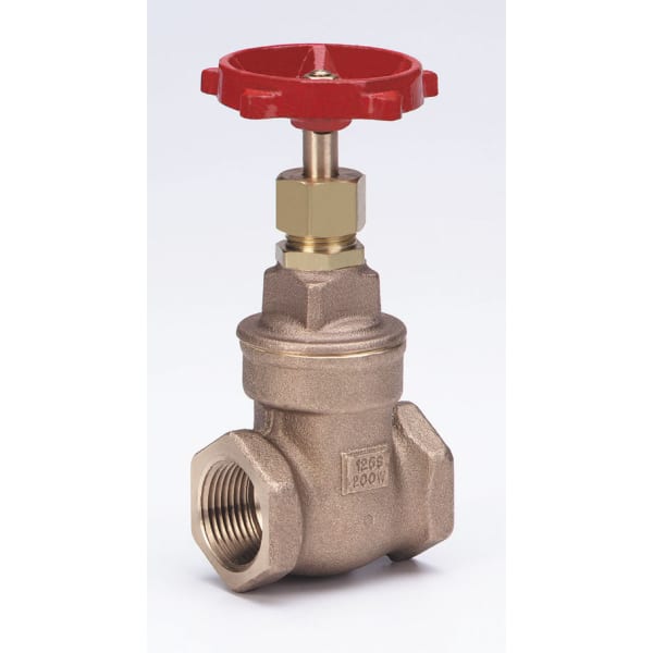 3/4" - FIP x FIP - Bronze Gate Valve, Non-Rising Stem,