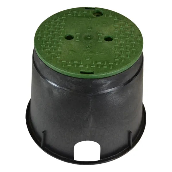 10" Round Standard Series - Black Box / Green Cover, Water
