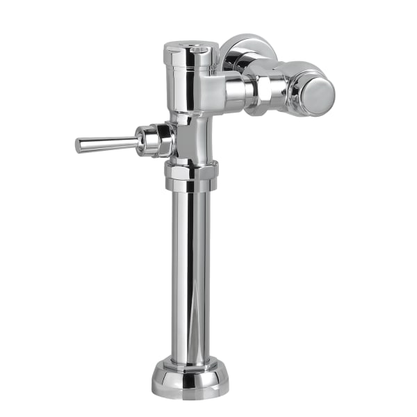 Ultima Manual Toilet Flush Valve, Piston-Type, 1.28 gpf/4.8 Lpf Chrome