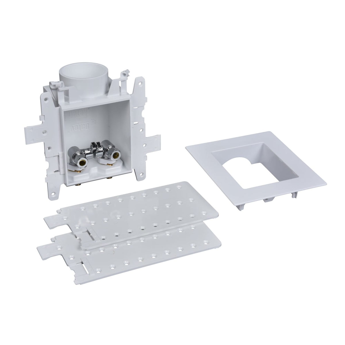 Oatey® MODA® 2-Valve F1807 PEX (Brass) Lavatory Supply Box - Standard Pack