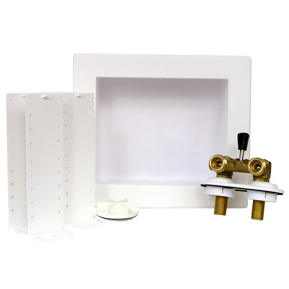 Oatey® Quadtro, Single Lever, Copper CPVC Washing Machine Outlet Box - Standard Pack