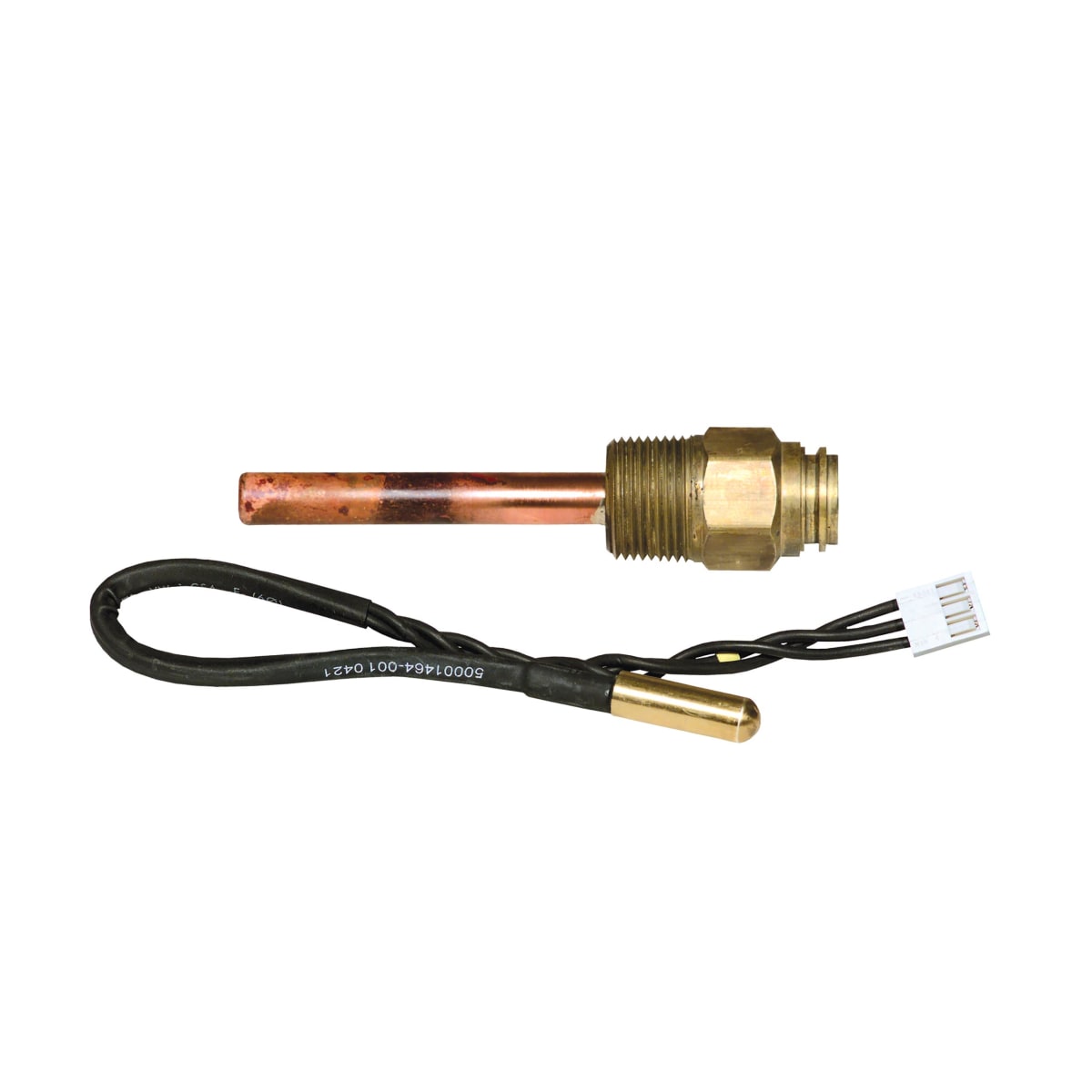 Resideo 123870A/U Copper Immersion Well, 3/4 in NPT, 3 in Insertion