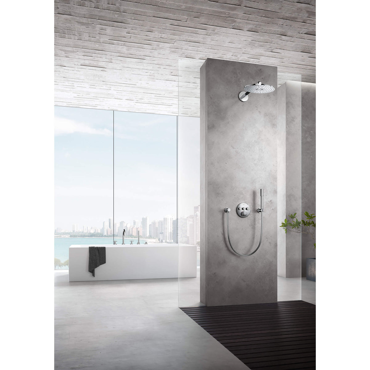 Wall Union in GROHE CHROME 28627000