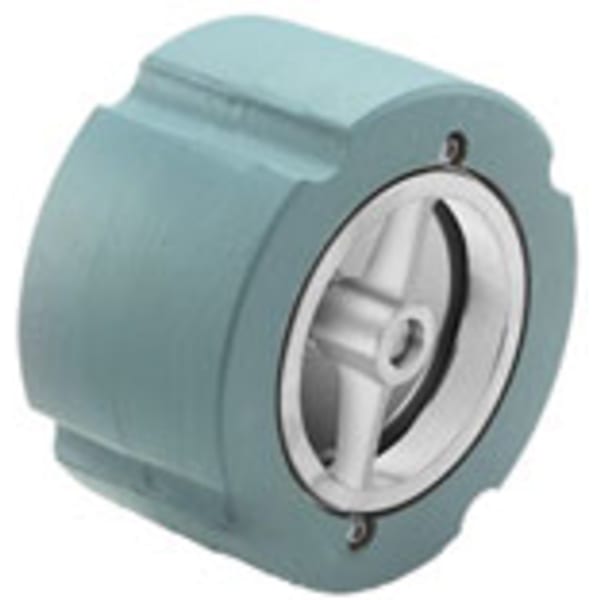 4" - Wafer - Cast Iron Check Valve - Class 125, Stainless Steel Seat, Stainless Steel Disc