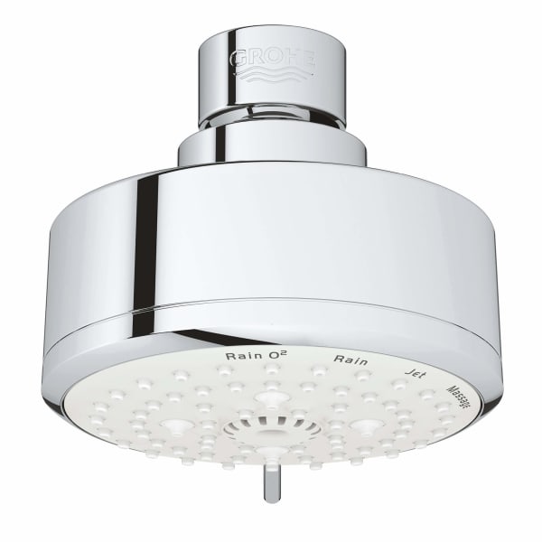 100 Shower Head, 4" - 4 Sprays, 2.5 gpm in GROHE CHROME