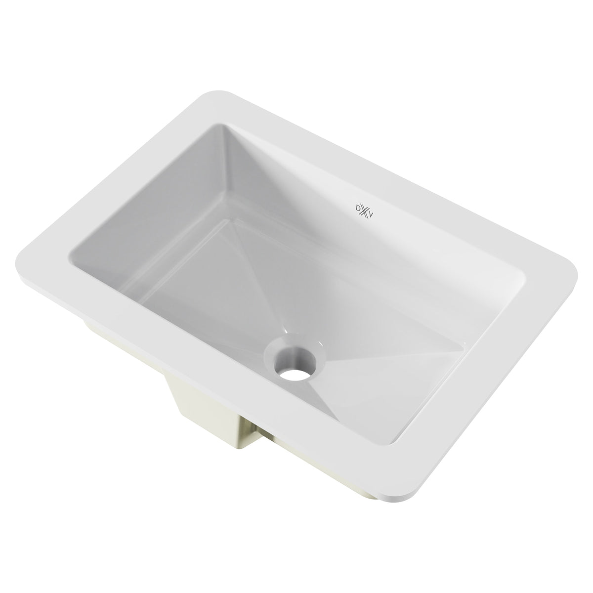 DXV POP® Petite Rectangular Sink in CANVAS WHITE