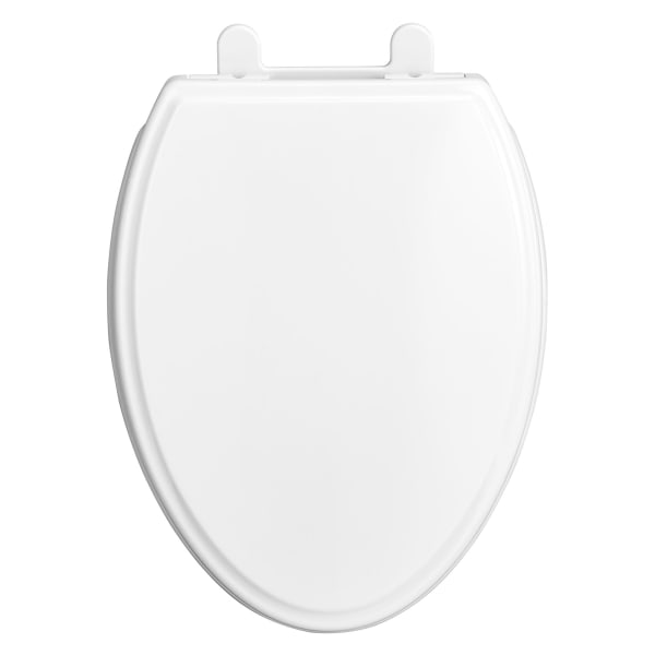 Traditional Elongated Closed Front Toilet Seat in CANVAS WHITE