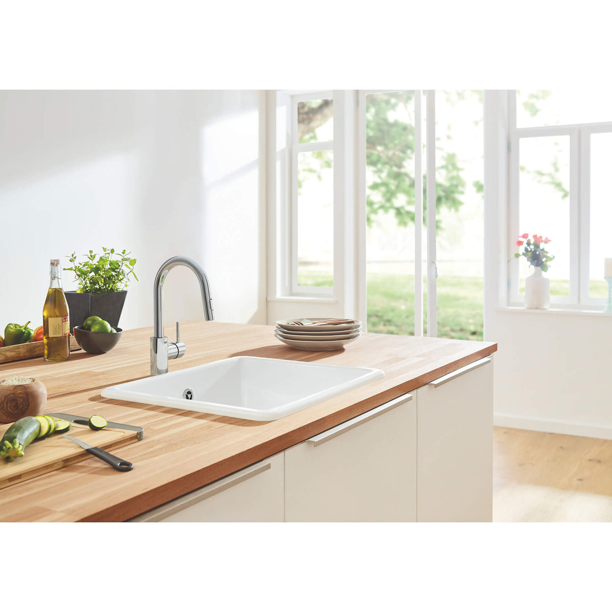 Grohe 31479001 Single-Handle Pull Down Bar Faucet 1.75 GPM in GROHE CHROME