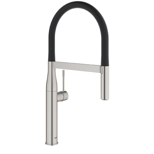 Single-Handle Semi-Pro Dual Spray Kitchen Faucet 1.75 GPM in GROHE SUPERSTEEL