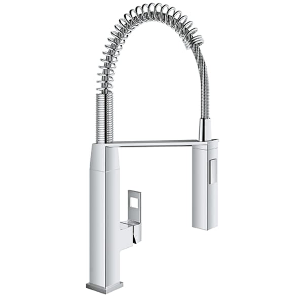 Single-Handle Semi-Pro Dual Spray Kitchen Faucet 1.75 GPM in GROHE CHROME
