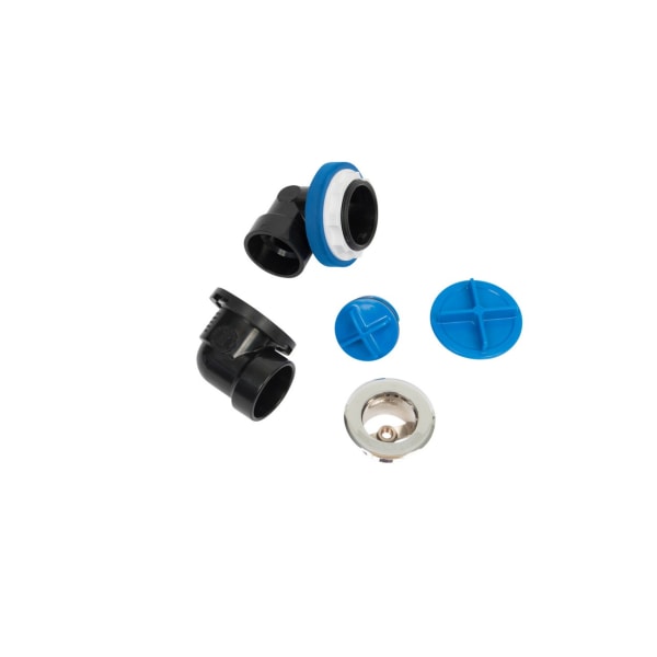Dearborn® True Blue® ABS Bath Waste Rough-In Kit with Test Kit in Chrome