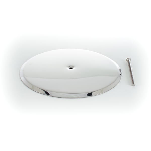 8" Cover Plate w/Bolt, Stainless Steel