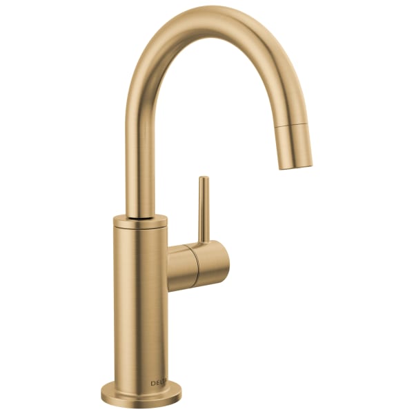 Delta Contemporary Round Beverage Faucet Champagne Bronze