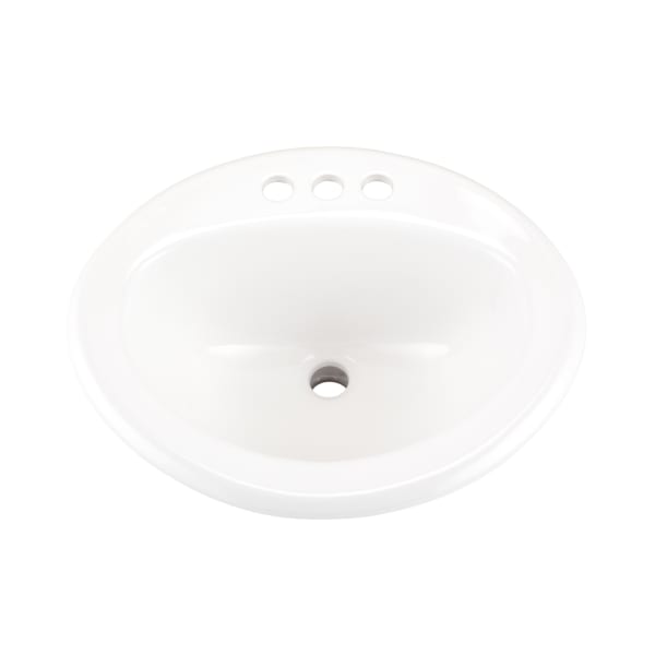 Luxoval S-Rim Lav 20x17 4"CC White