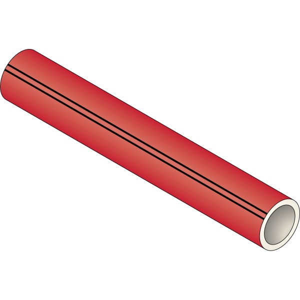 HeatLink 1/2" x 20' Red PureLink® Plus UV Stabilized PEX-a Tubing