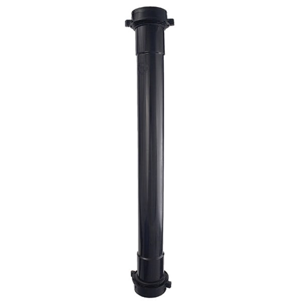 1-1/2" x 16" Slip Joint Double Slip Joint Extension Black ABS