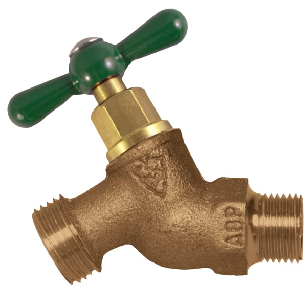 No-Kink Hose Bib 1/2" MIP Lead Free