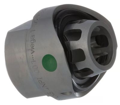 Viega 4" x 3/4" - MegaPress x FPT, 200 PSI, Schedule 40, Zinc/Nickel Coated, Carbon Steel, MegaPress-In, Branch, Straight, Connector