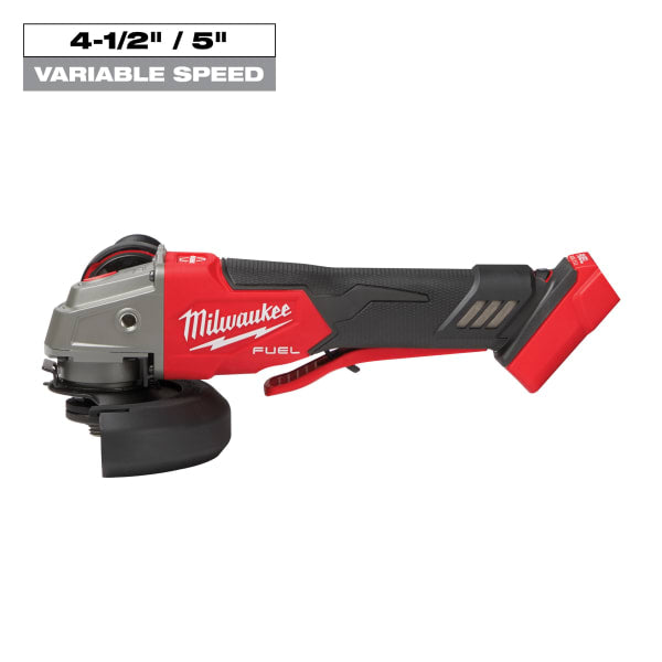 M18 FUEL™ 4-1/2" / 5" Variable Speed Braking Grinder, Paddle Switch No-Lock