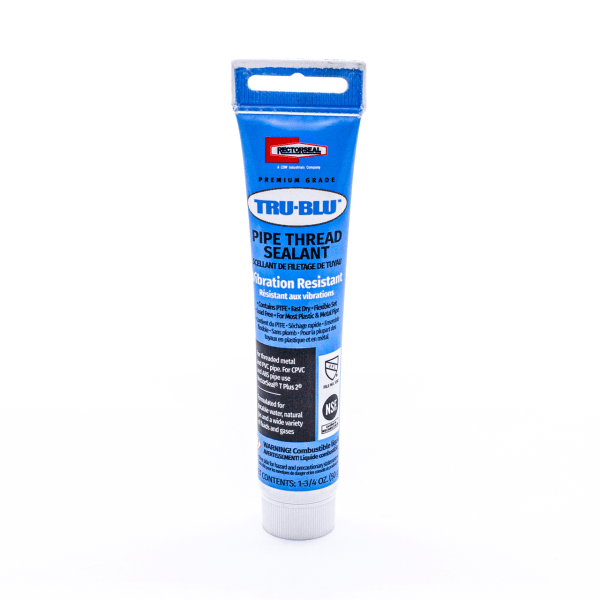 Tru-Blu 31780 Pipe Thread Sealant, Fast-Dry, PTFE Enriched, Plumbing, 1-3/4 oz