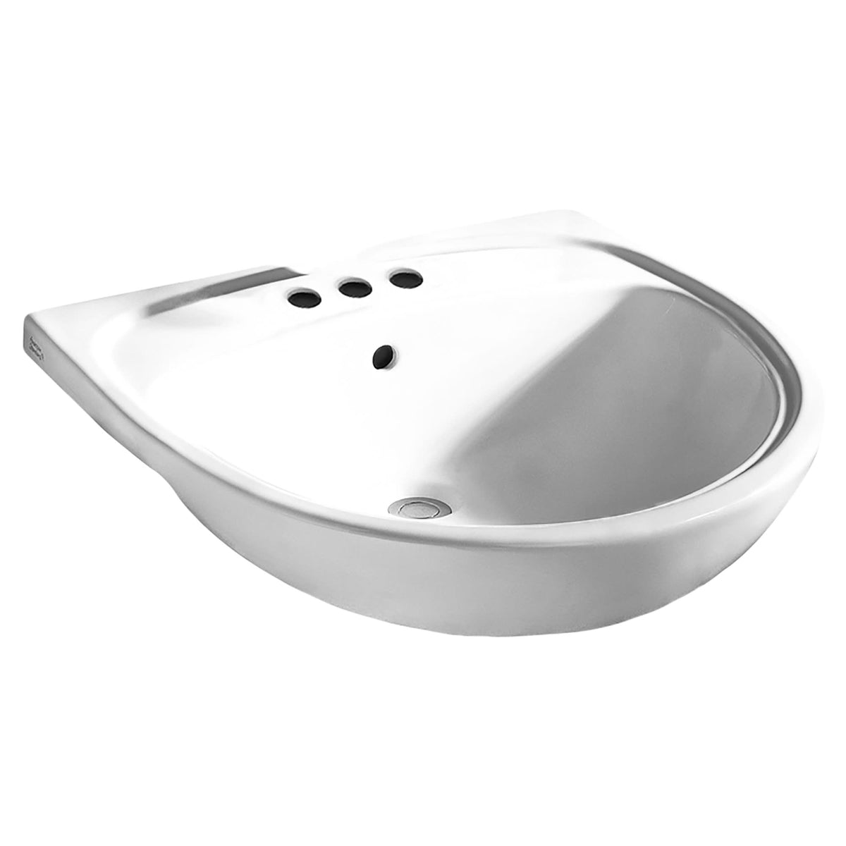 American Standard Mezzo® Semi-Countertop Sink With 4-Inch Centerset White
