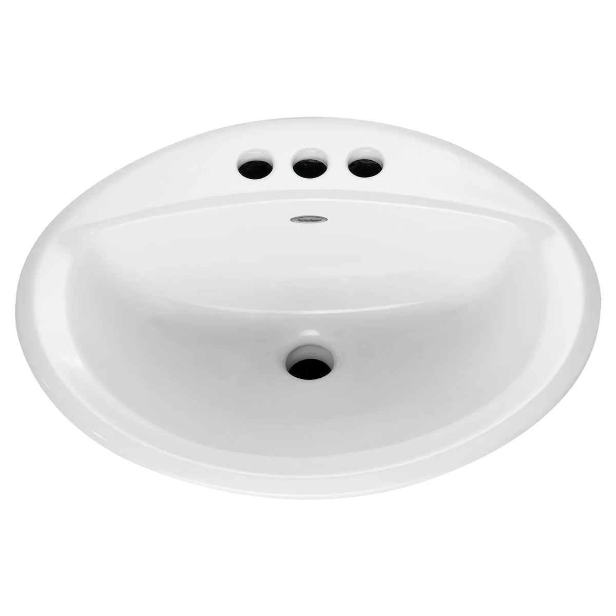 American Standard Aqualyn® Drop-In Sink With 4-Inch Centerset Less Overflow White