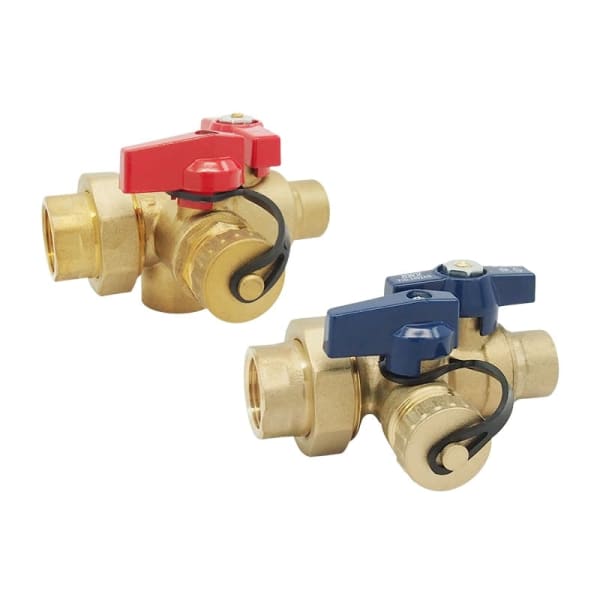 3/4" - (FIP x SWT) 3400AB Tankless Water Heater Valve Kit - Lead Free