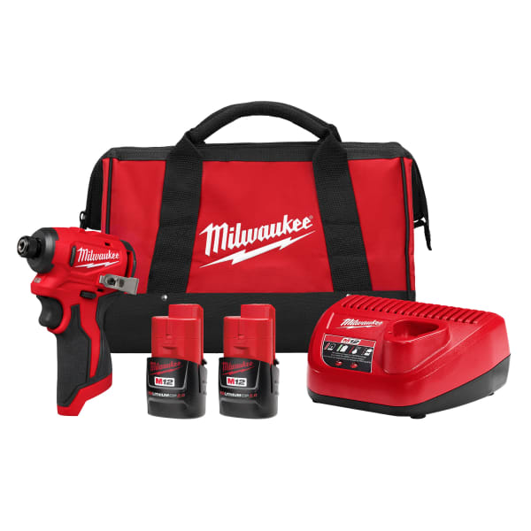 M12™ Subcompact Brushless 1/4" Hex Impact Driver Kit