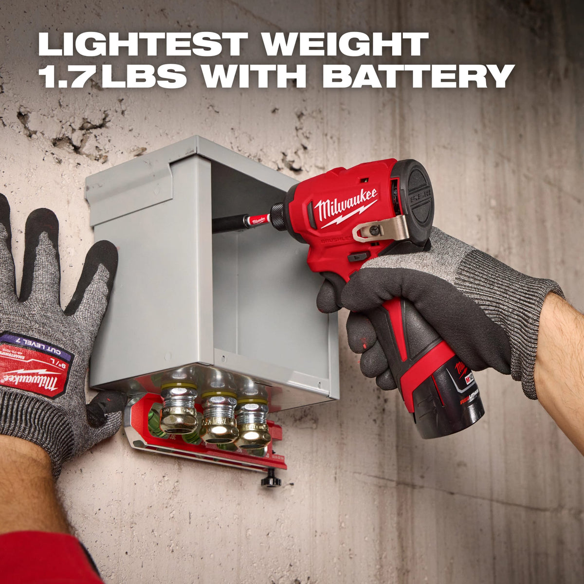 Milwaukee Tools M12™ Subcompact Brushless 1/4" Hex Impact Driver Kit