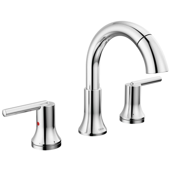 Delta Trinsic® Two Handle Widespread Pull-Down Bathroom Faucet Chrome