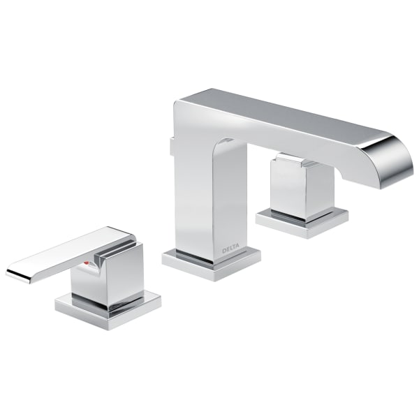 Delta Ara® Two Handle Widespread Bathroom Faucet Chrome