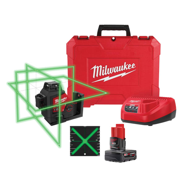 M12™ Green 360° 3-Plane Laser Kit
