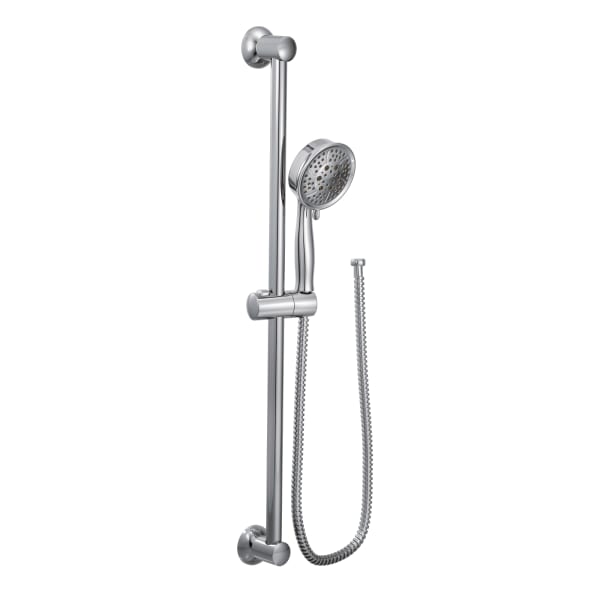 Moen 4-Spray Eco-Performance Handheld Hand Shower with Slide Bar in Chrome
