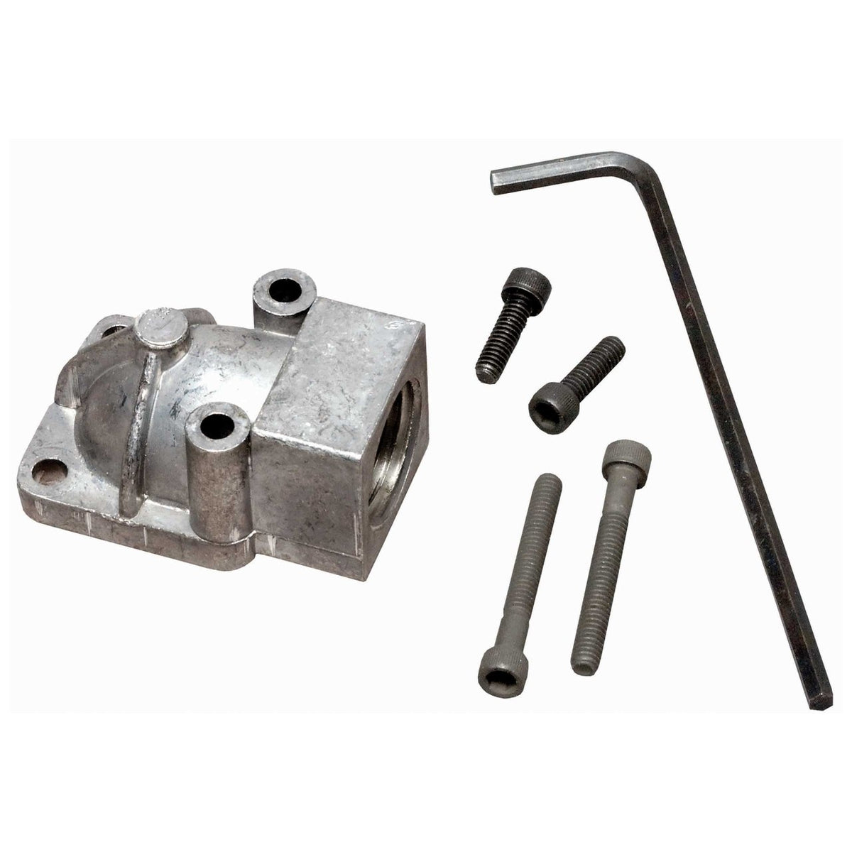 Resideo 393690-13/U 1/2 in Angle Flange with Hex Screws and 9/64 in Hex Wrench