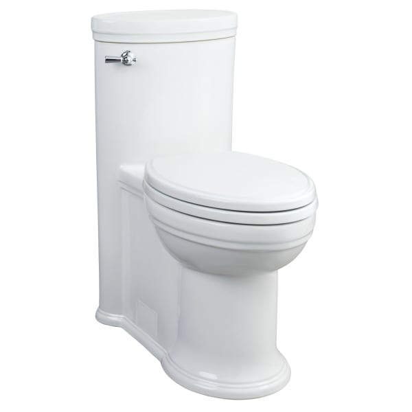 St. George One-Piece Chair Height Elongated Toilet with Seat in CANVAS WHITE