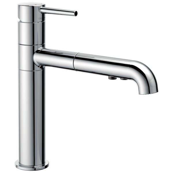 Delta Trinsic® Single Handle Pull-Out Kitchen Faucet Chrome